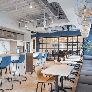 kitchen in pri-med office in boston's back bay neighborhood