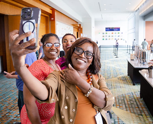 Pri-Med attendees having fun at the conference