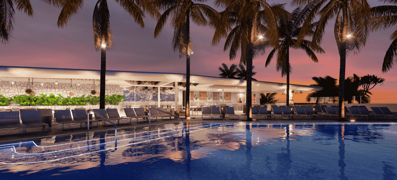 pool at the Omni Hotel in Fort Lauderdale